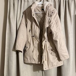 Rue21 Tan Hooded Utility Jacket